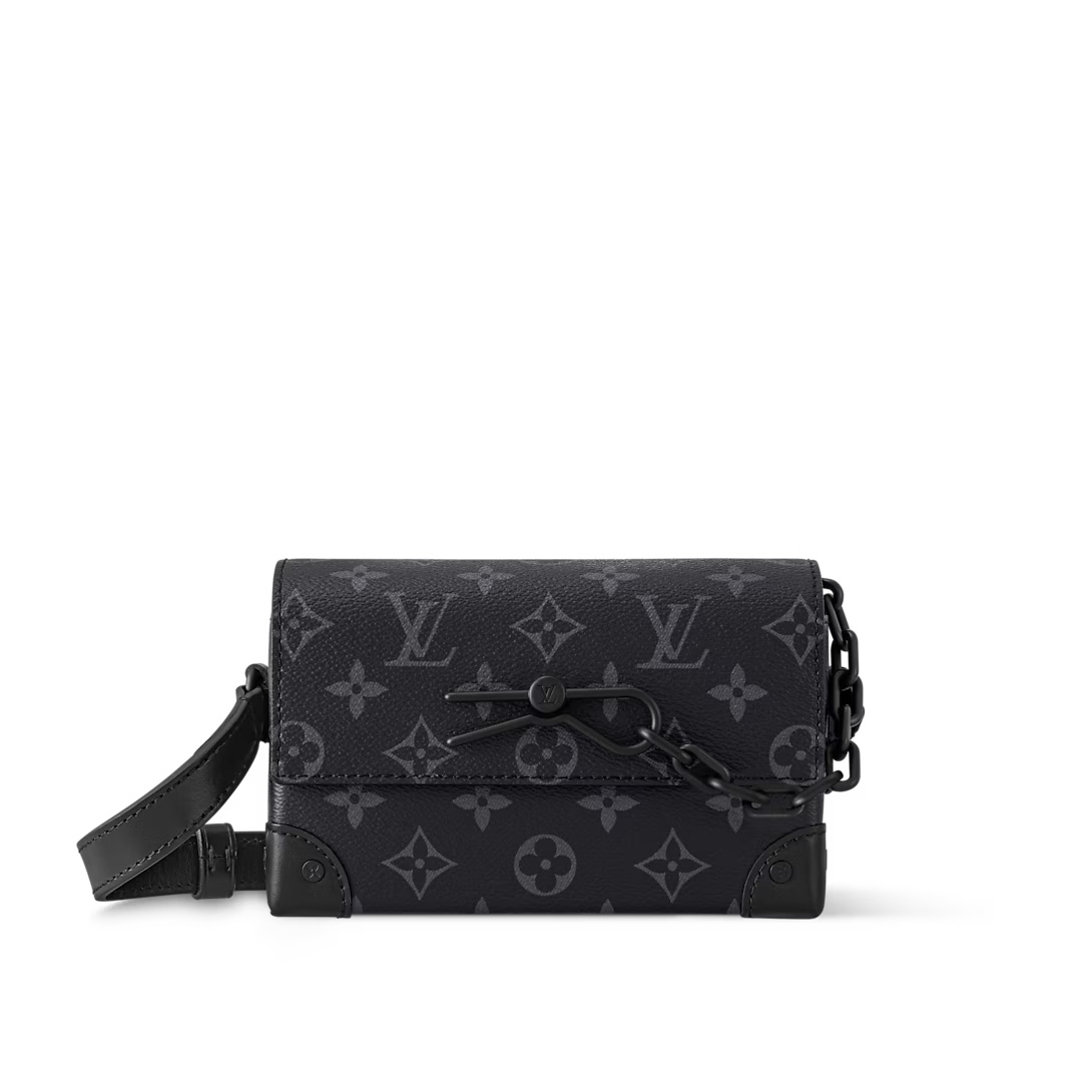 Steamer Wearable Wallet Monogram Eclipse Black M81783