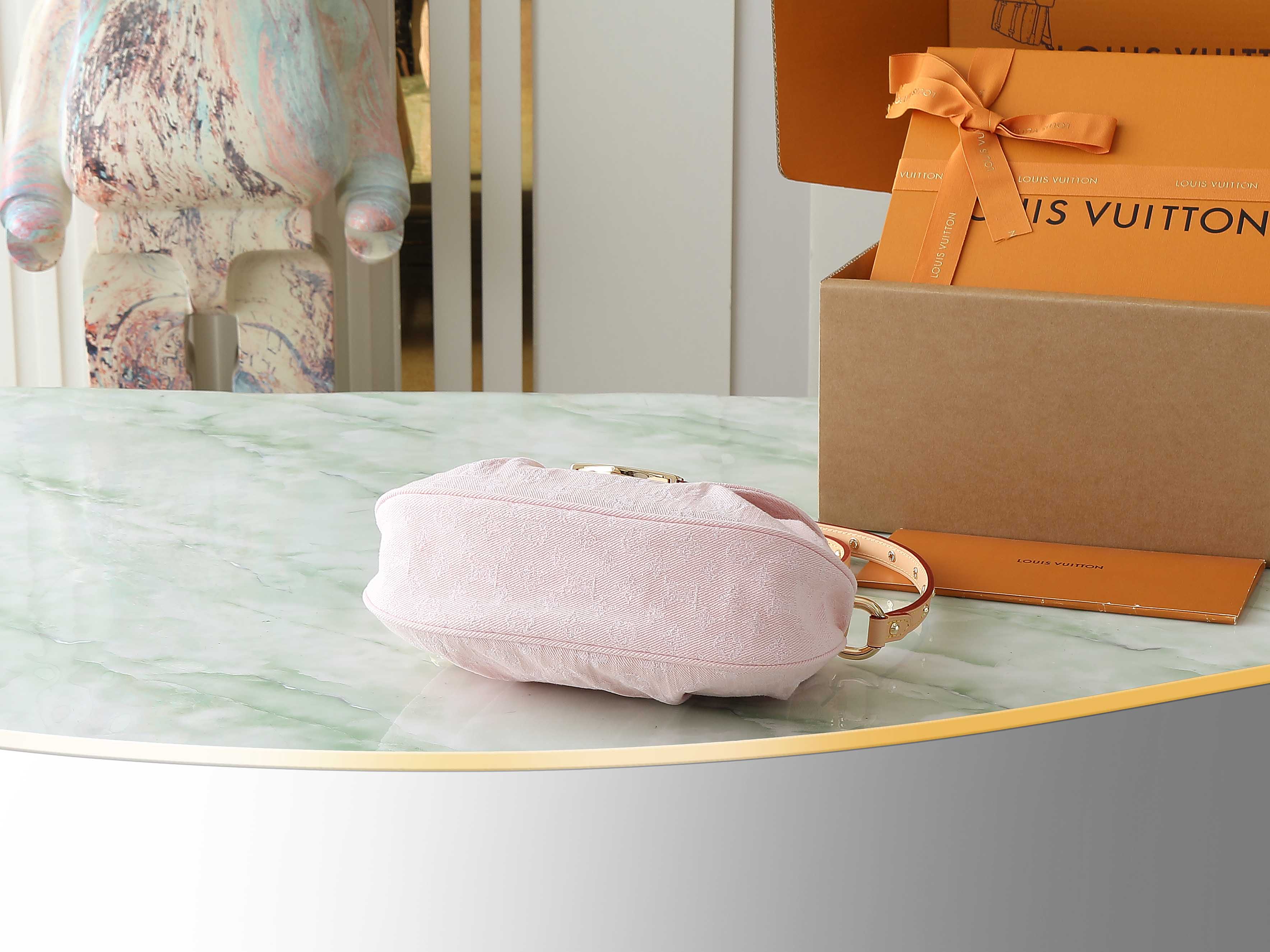 Sunset Crossbody Bag Washed Pink Certified Organic Cotton M13347