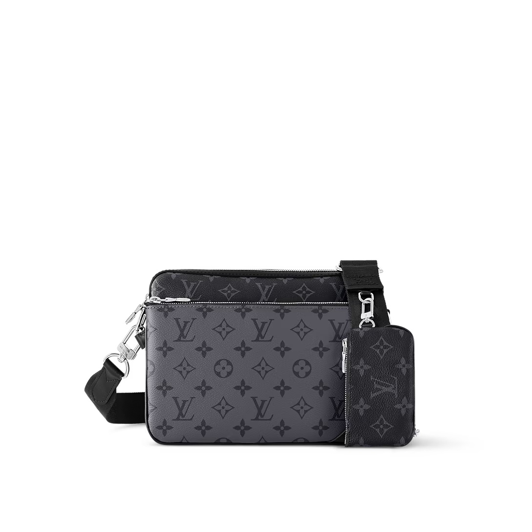 Trio Messenger Bag Monogram Eclipse M69443