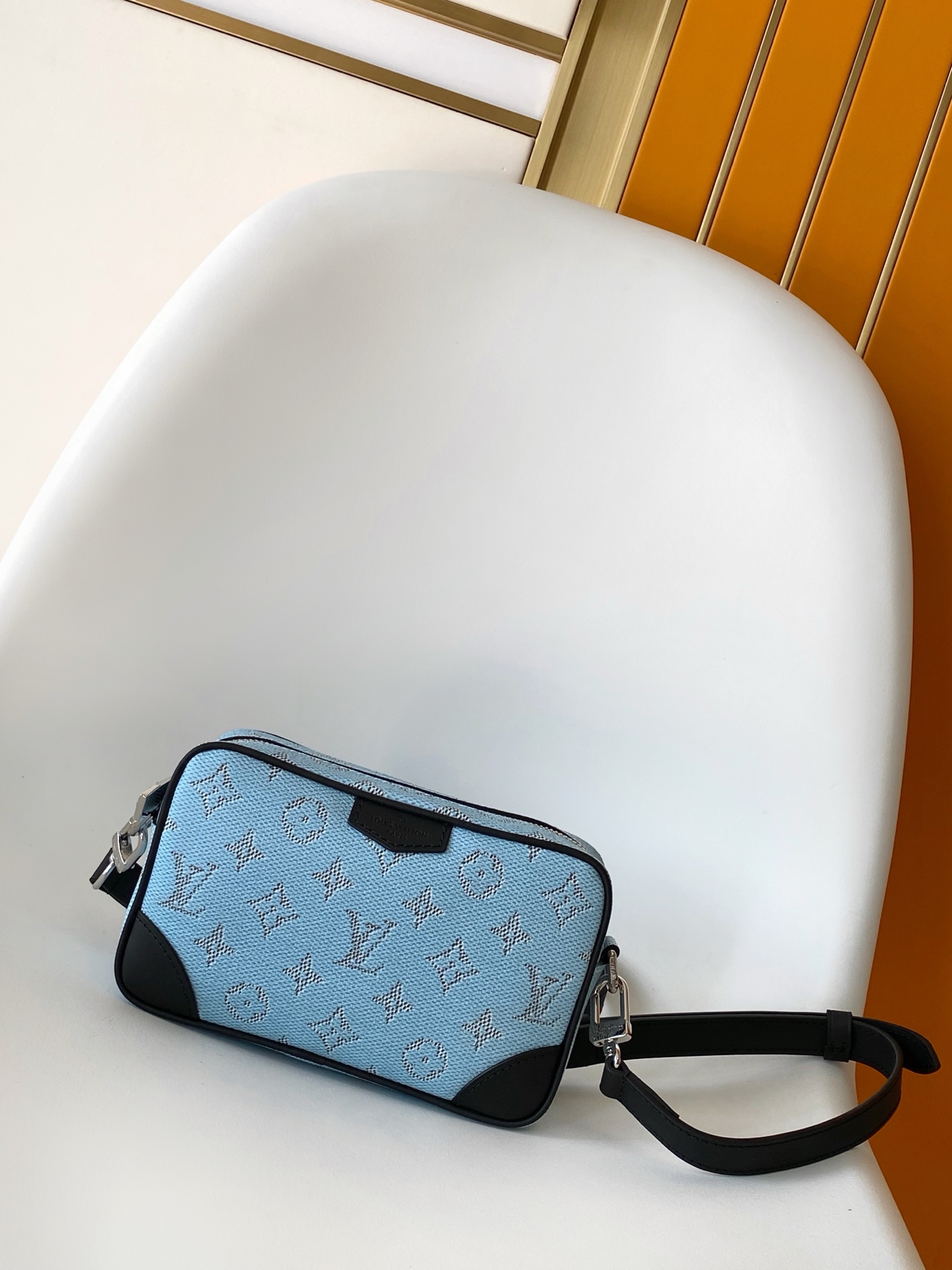 Trocadéro Wearable Wallet Blue Monogram Heritage M14684
