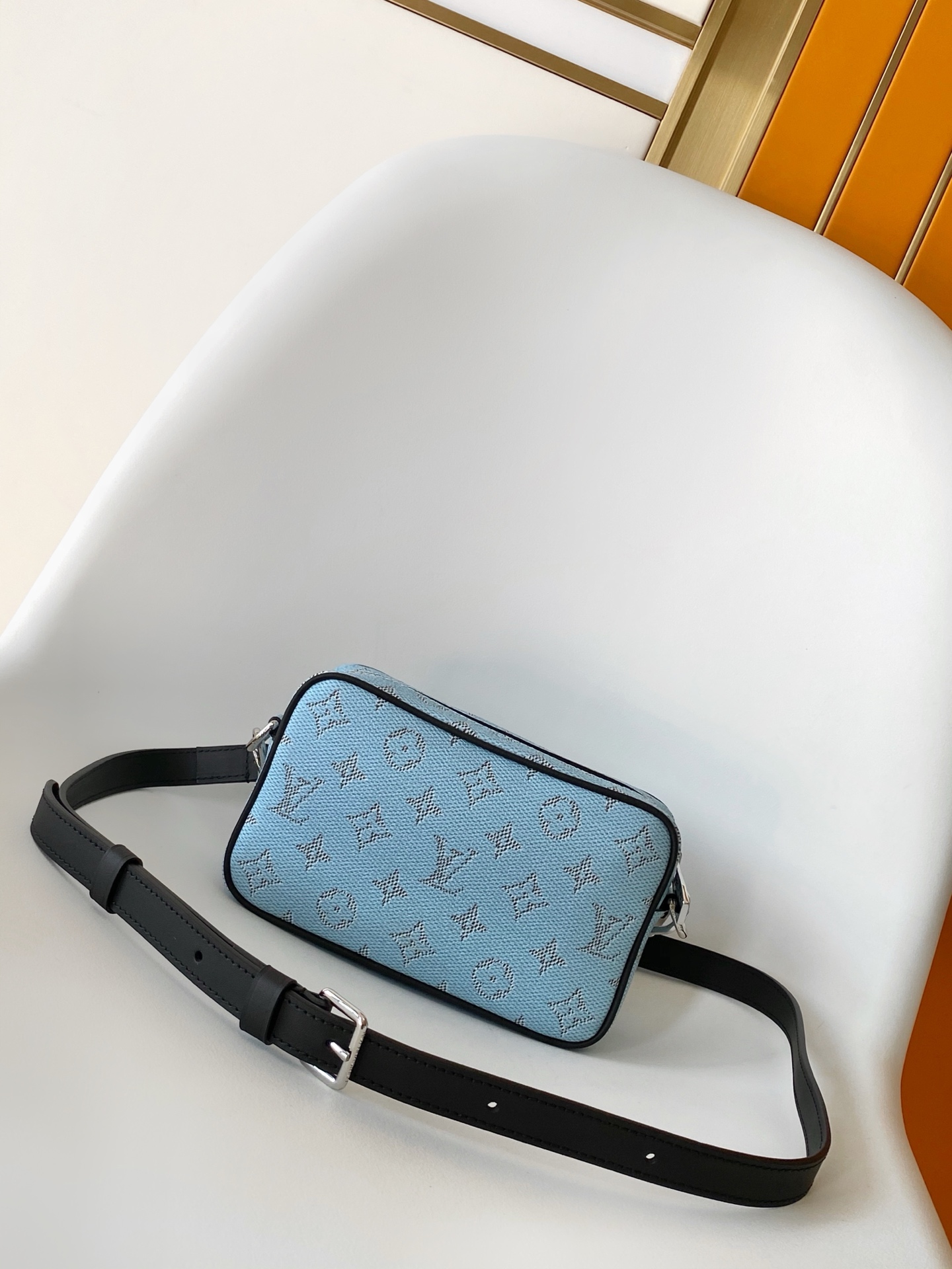 Trocadéro Wearable Wallet Blue Monogram Heritage M14684